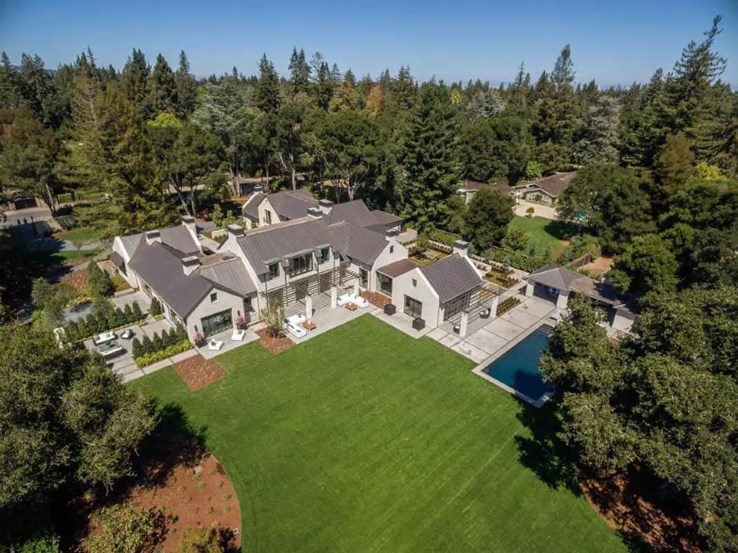 16,000 Sq Ft Mansion in Atherton, CA (Photos)