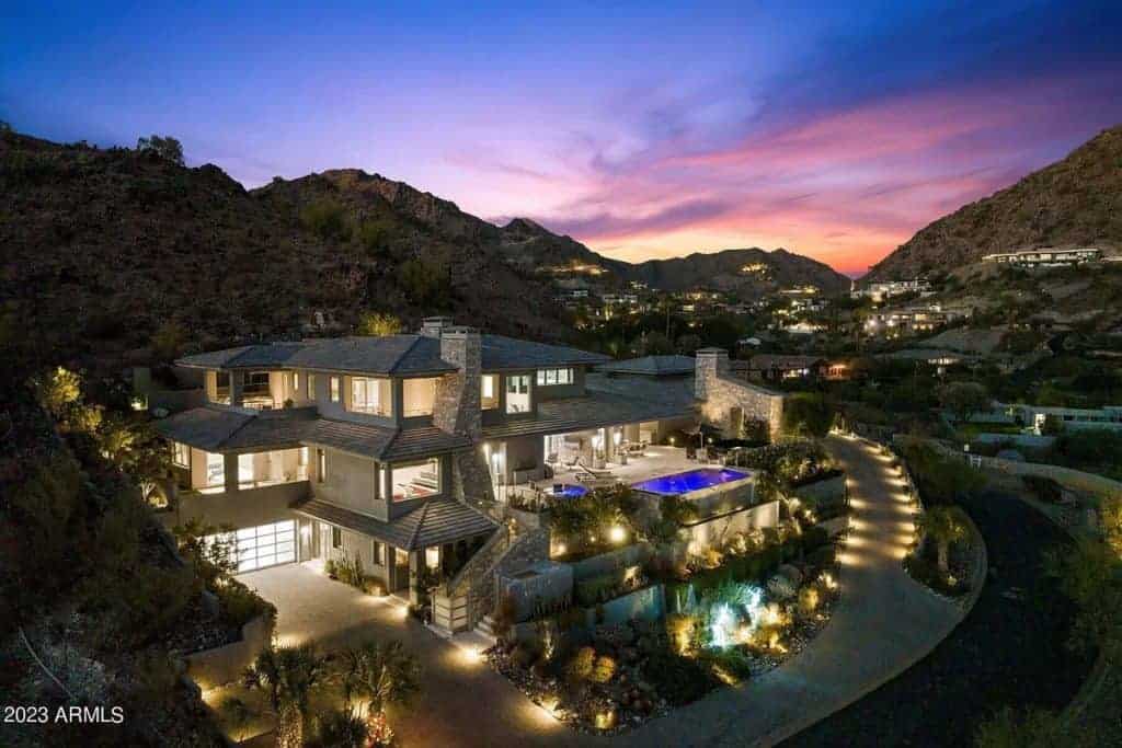 $9,000,000 Paradise Valley, Arizona Hillside Property on Over 2 Acres