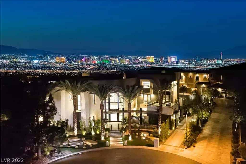 Over 10,000 Sq Ft Nevada Mansion with Views of Las Vegas Strip