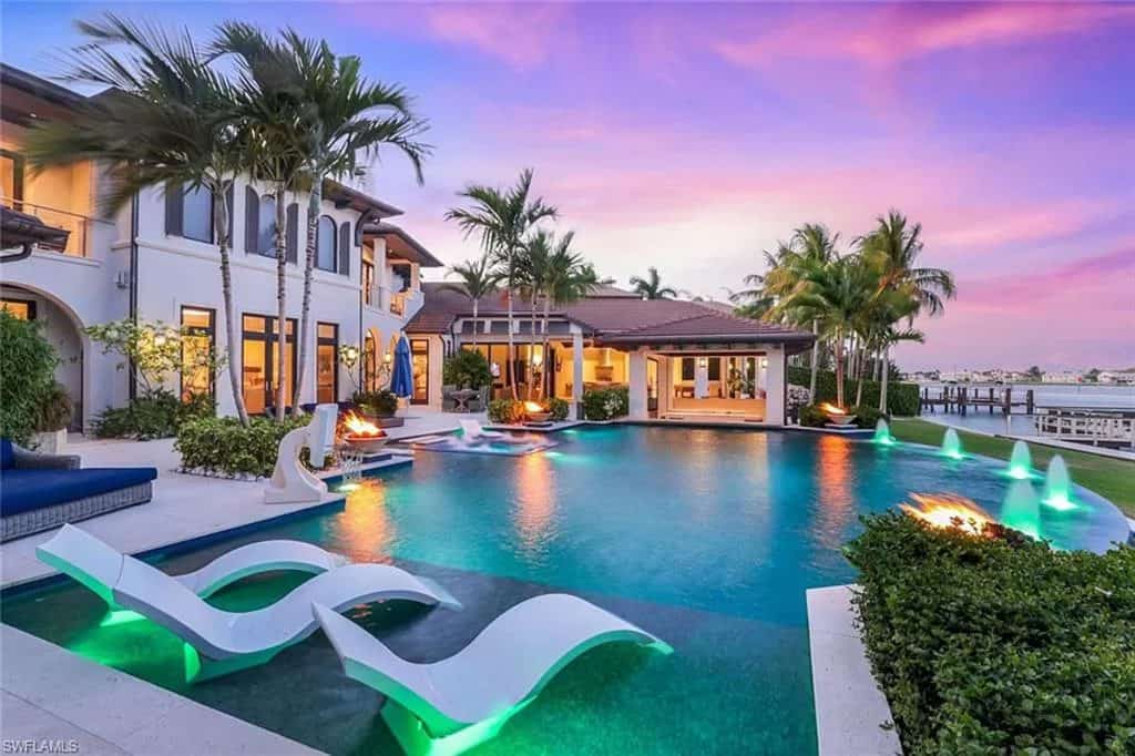 7,750 Sq Ft Mansion in Naples, FL for $22.5M