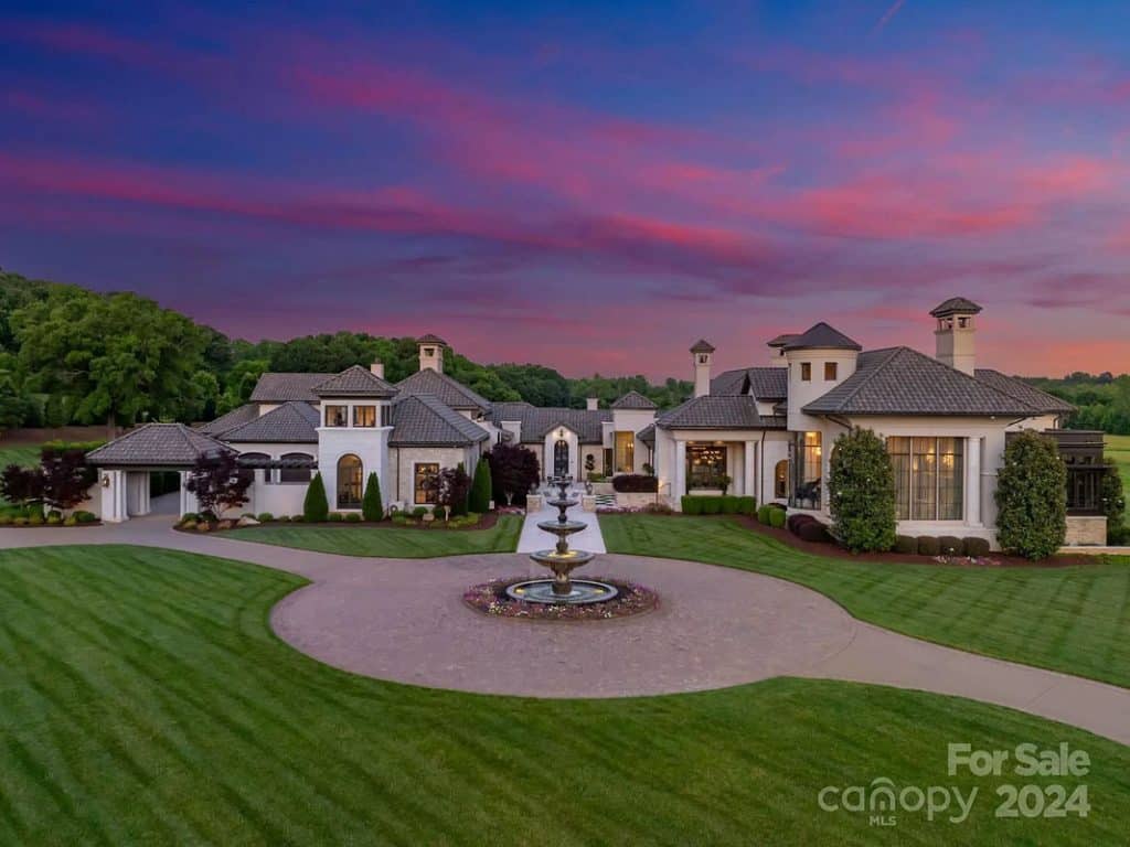 This North Carolina Mansion on over 13 Acres with a Private Vineyard