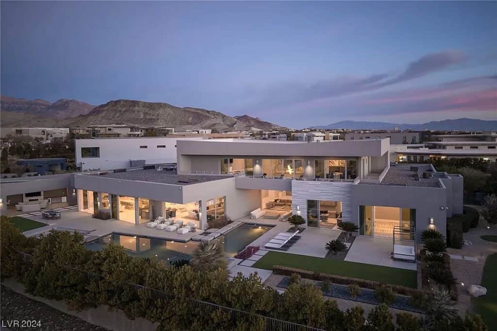 Nevada Mansion with Resort-Style Backyard for $17.5M