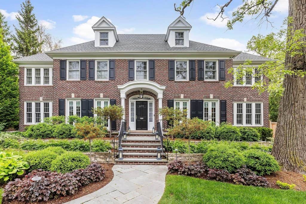 Own a part of Cinematic History with this Brick Georgian Mansion from “Home Alone” (Photos)