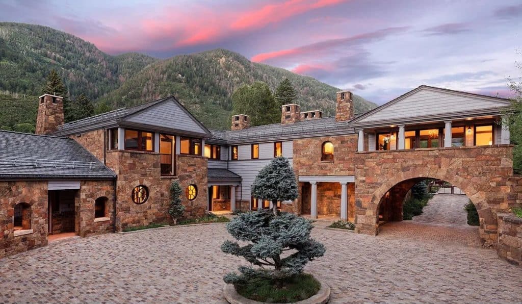 Stunning Riverfront Mansion in Aspen, Colorado with just under 15,000 Sq Ft (Photos)