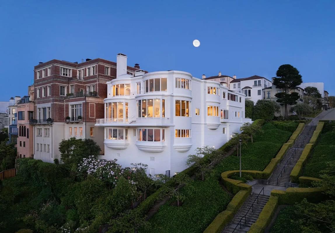 San Francisco Mansion Offers Breathtaking Views of the Golden Gate Bridge and Alcatraz (Photos)