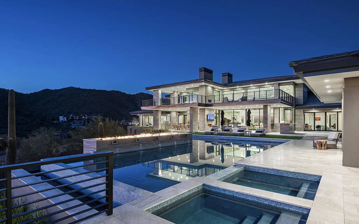 Stylish Contemporary Mansion in Arizona with over 15,000 Sq Ft for $29.5M (Photos)