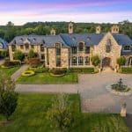 New Jersey Mansion with 3 Shimmering Ponds, 2 Gated Entrances, and 18,000+ Sq Ft (Photos)