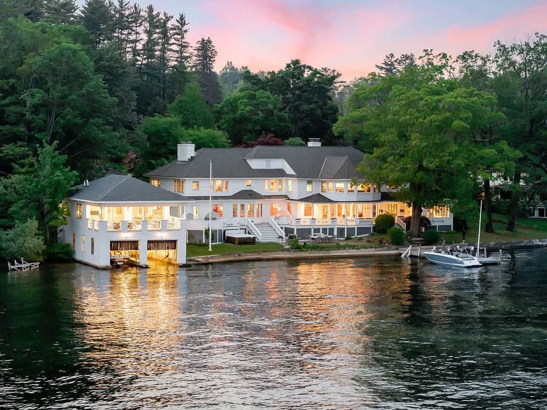 Experience Lakefront Living with this Classic Cape Cod-Style Mansion in New Hampshire (Photos)