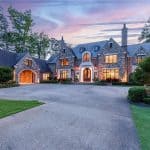 English Manor-Style Mansion, Situated on an Expansive 3.5-Acre Property in Georgia (Photos)