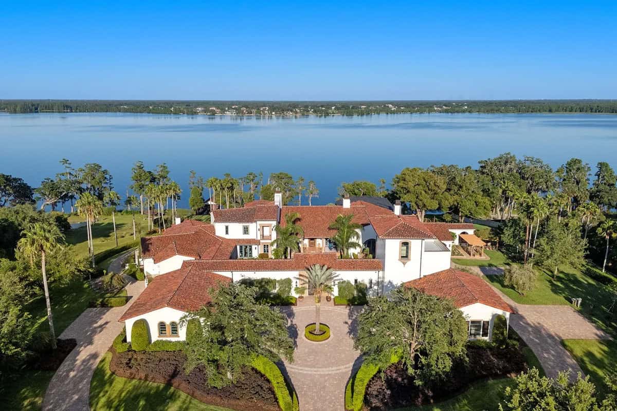 Florida Mansion Situated on 22 Gated Acres with 680+ Feet of Waterfront (Photos)